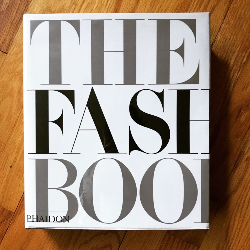Phaidon White and Gray 'The Fashion Book' Coffee Table Book